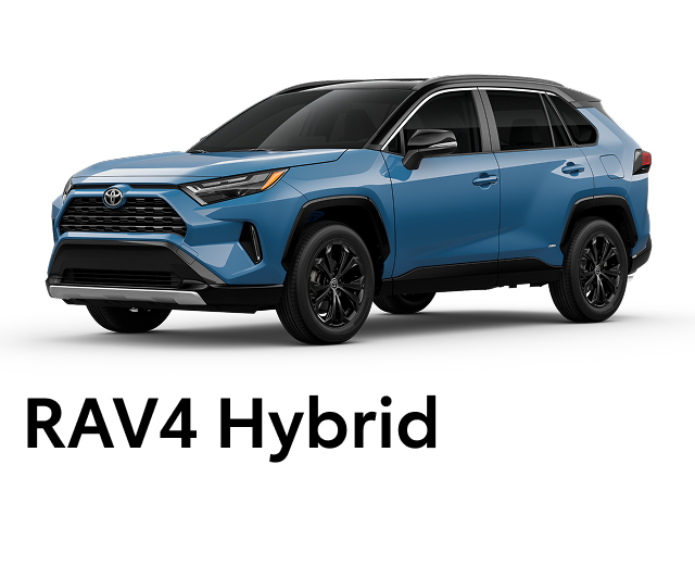 Light Blue RAV4 Hybrid